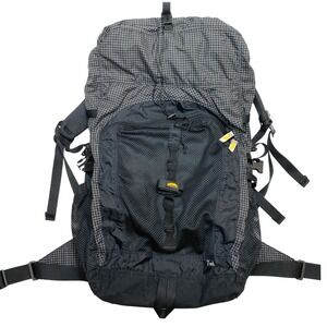 GoLite Trek Backpack Black Gridstop Ripstop Ultralight Hiking Pack